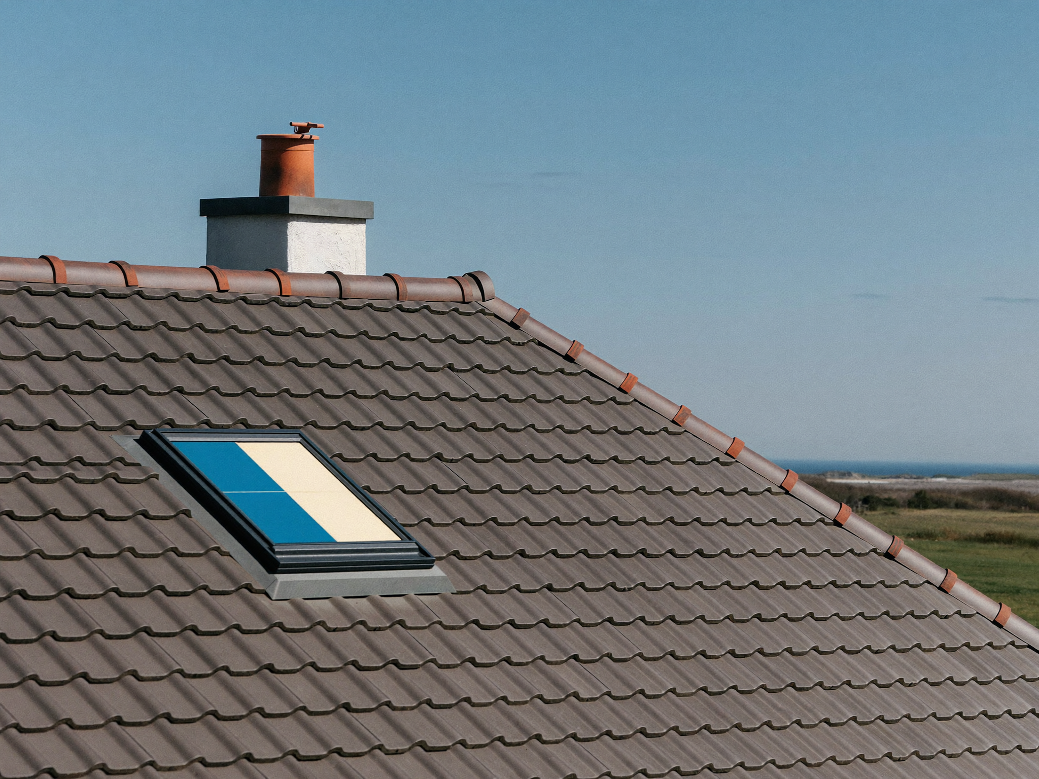 Completed roofing project in Clevedon